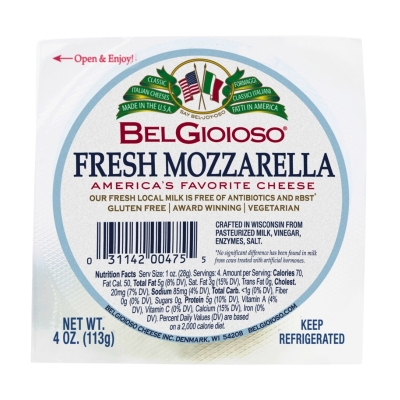 Queso Mozzarella En Bola Belgioioso 4 Onz