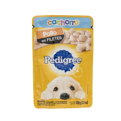 Alimento Humedo Para Perros Cachorros Pollo Pedigree 100 Gr