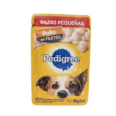 Alimento Humedo Para Perros Pollo Pedigree 100 Gr