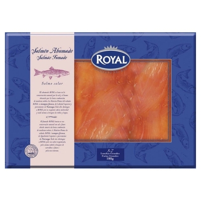 Salmon Ahumado Congelado Royal 200 Gr
