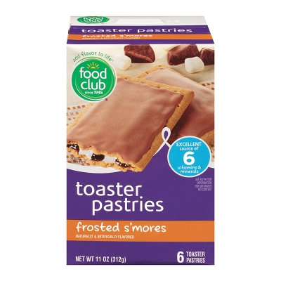 Barra Toaster Pastry Frosted S'Mores Food Club 6 Und/Paq