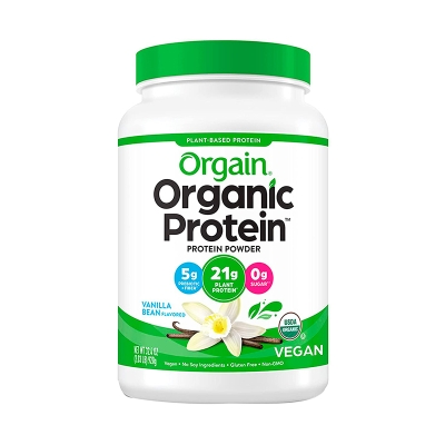 Proteina Vegetal Organica En Polvo Sabor Vainilla Orgain 2 Lb