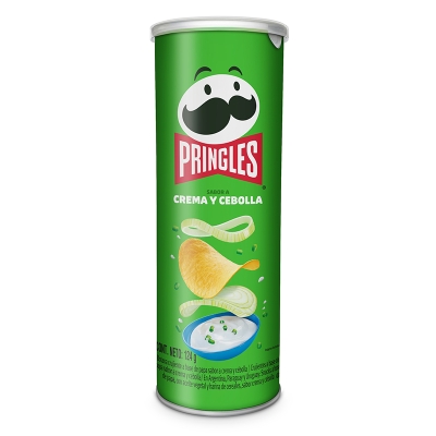Papitas Sabor Crema Agria Y Cebolla Pringles 124 Gr