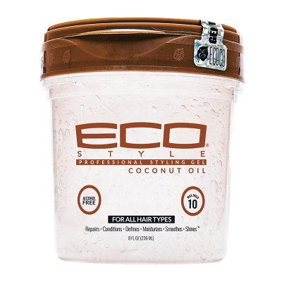 Gelatina Para Cabello Con Aceite De Coco Eco Style 8 Onz