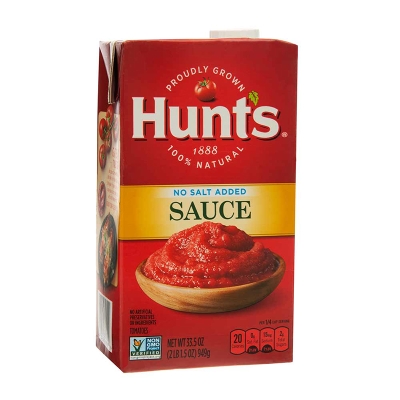 Pasta De Tomate Sin Sal Hunts 33.5 Onz