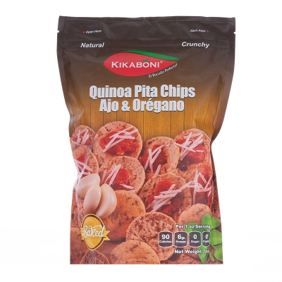 Pita Chips Oregano Y Ajo Kikaboni  7 Onz