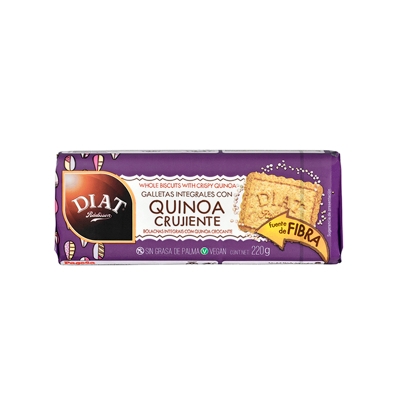 Galletas Integrales con Quinoa Diet-Radisson 220 Gr.