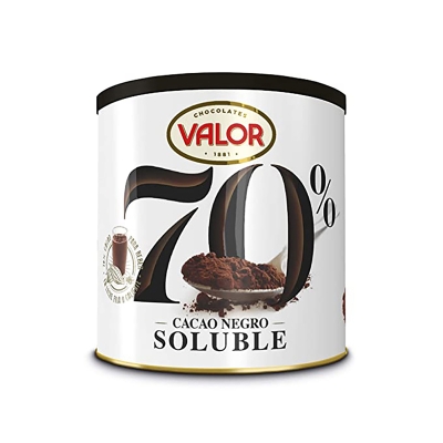 Chocolate Soluble 70% Cacao Sin Gluten Valor 300 Gr