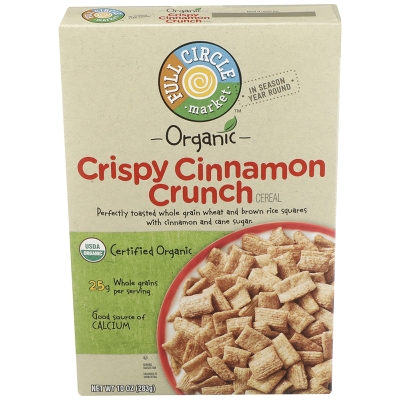 Cereal Organico Cinnamon Crunch Full Circle 10 Onz