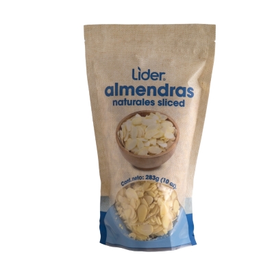 Almendras Naturales Rebanadas Líder 8 Onz