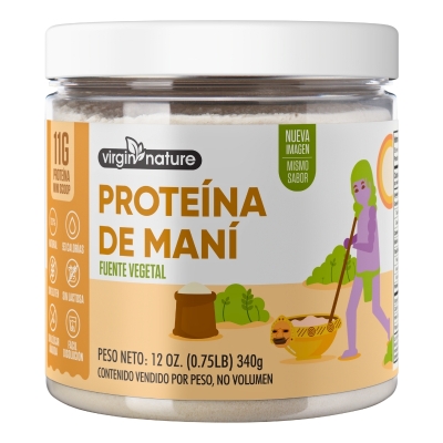 Proteina De Mani Vegetal Virgin Nature 12 Onz