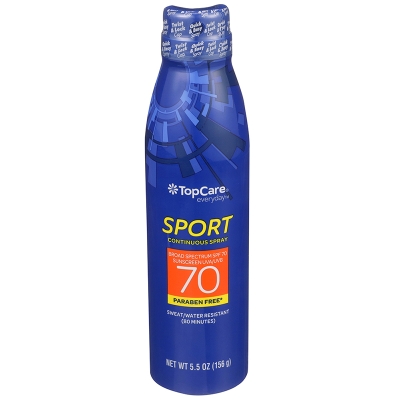 Protector Solar Sport Spray Spf-70 Top Care 5.5 Onz