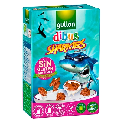 Galletas Sharkies Sin Gluten Gullon 250Gr
