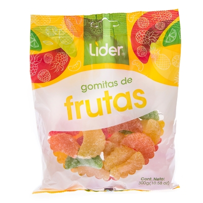 Gomitas De Frutas Líder 300 Gr