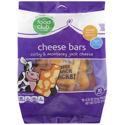 Queso Colby Jack Snack Pack Food Club 7.5 Onz