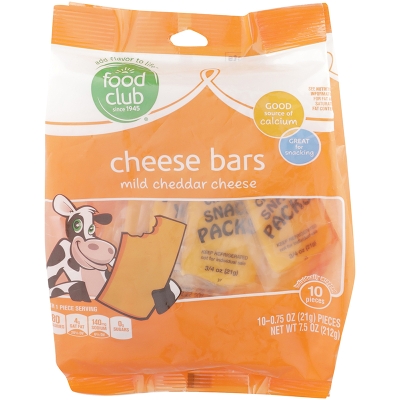Queso Cheddar Suave Snack Pack Food Club 7.5 Onz