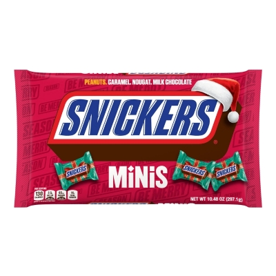 Fun Size Navidad Chocolate Snickers 10.48 Onz