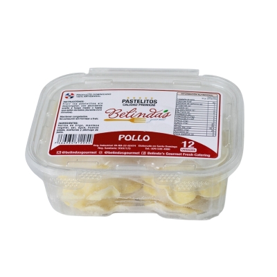 Pastelitos de Pollo Artesanales Belinda´s Gourmet 12 Und/Paq
