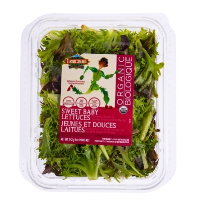 Ensalada Sweet Baby Lettuce Organica Paq. 5 Onz