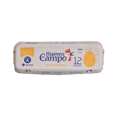 Huevos Blancos Grandes Del Campo 12 Und/Paq