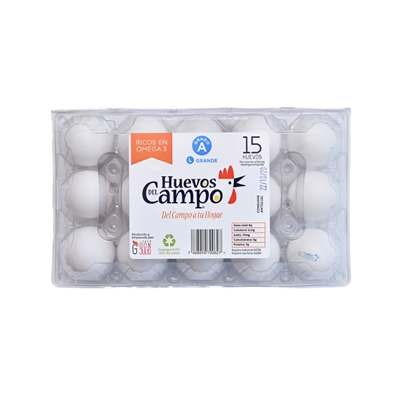 Huevos Blancos Grandes Del Campo 15/1