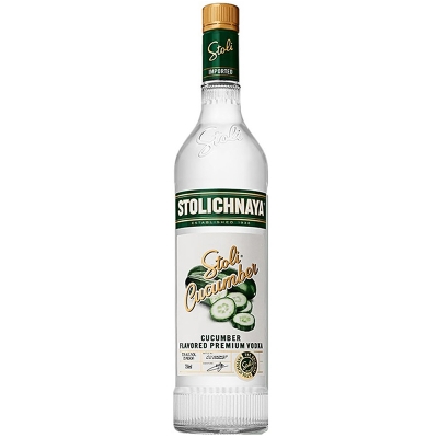 Vodka Premium Stolichnaya Cucumber 75 Cl