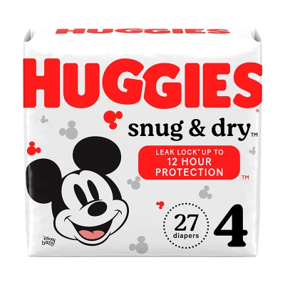 Pañales Snug & Dry #4 Huggies 27 Und/Paq