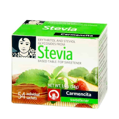 Stevia 0% Escuche 54 Sobres Carmencita