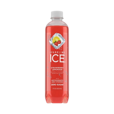 Agua Con Gas Sabor Strawberry Lemonade Ice Sparkling 17 Onz