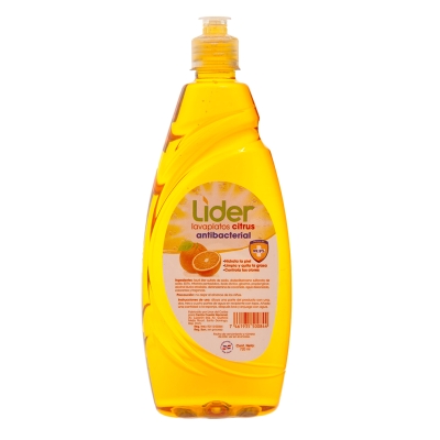 Lavaplatos Antibacterial Lider 720 Ml