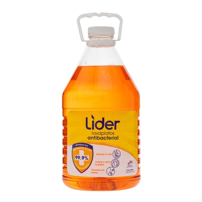 Lavaplatos Antibacterial Lider 1 Galon