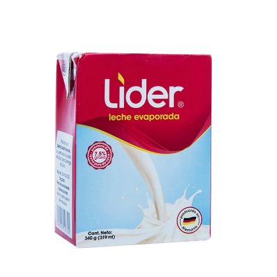 Leche Evaporada Lider 340 Gr