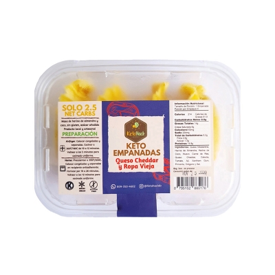Empanada De Ropavieja Y Cheddar Ketohack 4 Und/Paq