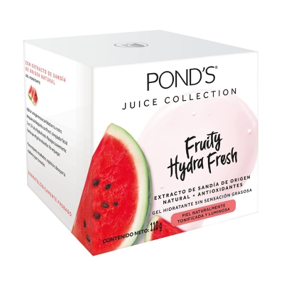 Gel Hidratante Con Extracto De Sandia Ponds Fruity Hidra Fresh 110 Gr