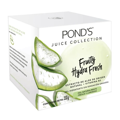 Gel Hidratante Con Extracto De Aloe Ponds Fruity Hydra Fresh 110 Gr