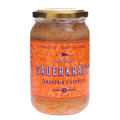 Sauerkraut de Zanahoria y Repollo Corpo Natura 16 Onz