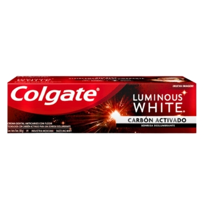 Pasta Dental Colgate Luminous White Carbón Activado 75 Ml