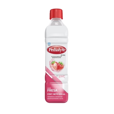 Electrolitos Sabor Fresa Pedialyte 60 mEq  500 mL