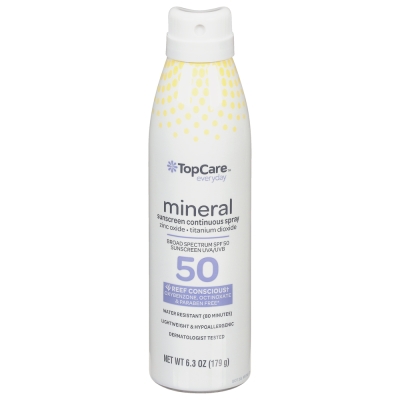 Protector Solar Mineral SPF 50 Top Care 6.3 Onz