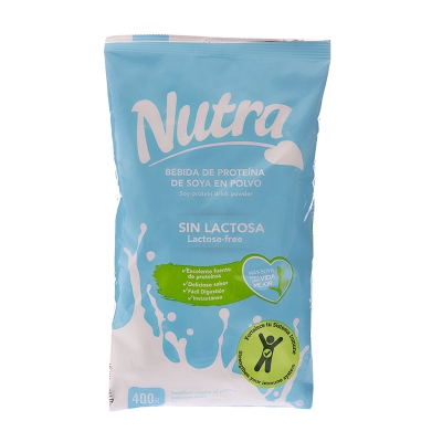 Leche De Soya En Polvo Nutra 400 Gr