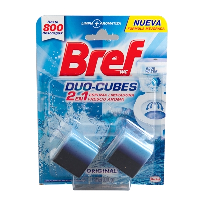 Pastillas Para Inodoro Duo Bref 2 Und/Paq