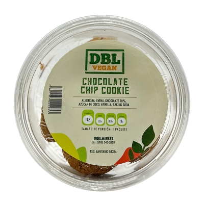 Galleta de Chocolate Chip Vegana DBL 12 Onz