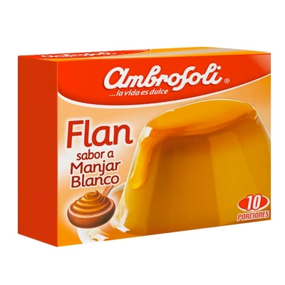 Flan Manjar Blanco Ambrosoli 3.2 Onz