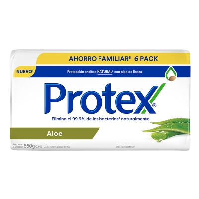 Jabon Aloe Protex 6Pk 110Gr