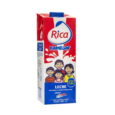 Leche Familiar 1.5% Uht Rica 1 Lt