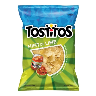 Chips De Tortilla De Maiz Sabor Hint Of Lime Tostitos 10 Onz