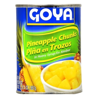 Piña En Trozos Goya 20 Onz