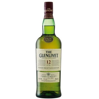 Whisky 12 Años The Glenlivet 75 Cl