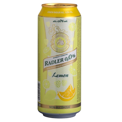 Cerveza Sabor A Limon Sin Alcohol Zahringer 500 Ml