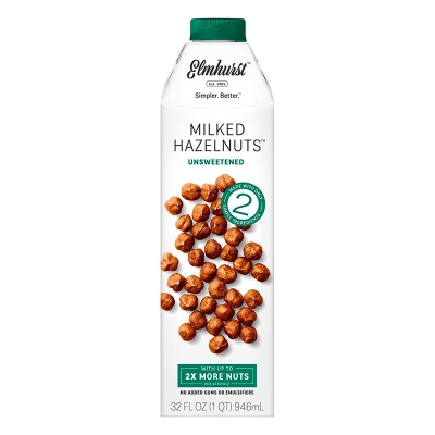 Leche De Avellana Sin Azúcar Elmhurst 32 Onz